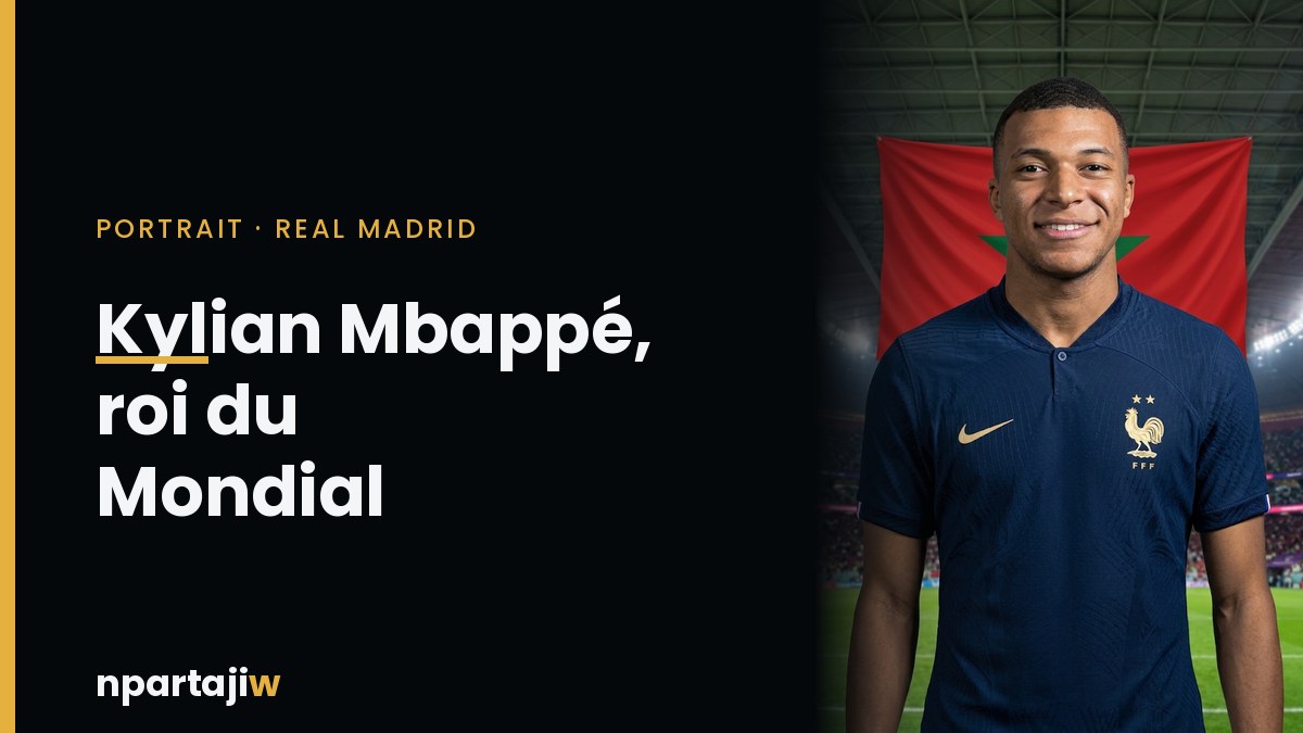 Kylian Mbappé, attaquant du Real Madrid et de l'équipe de France